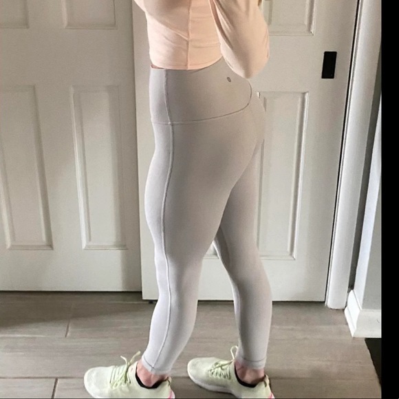Lululemon Align 25” Lined leggings in Chrome - Picture 3 of 4